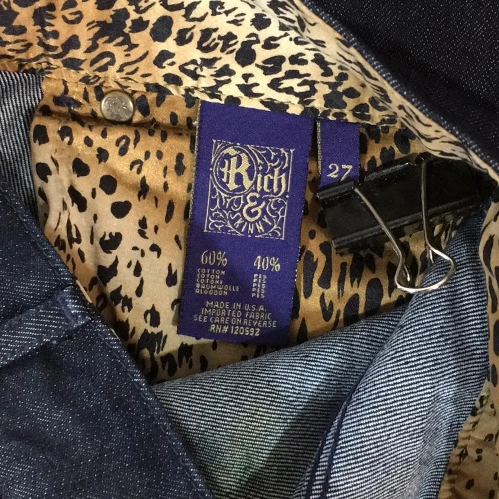 Rich & Skinny black high waist jeans